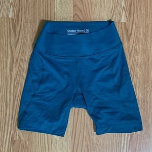 Outdoor Voices Women's Teal Athletic Shorts
